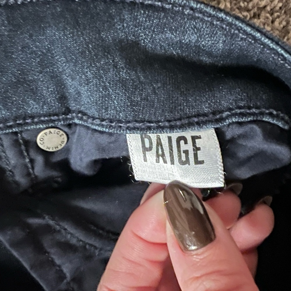 PAIGE Denim Verdugo Crop Skinny Jeans Size 25 - Picture 13 of 14